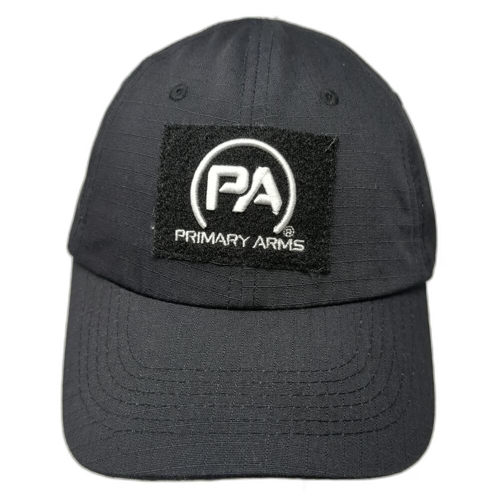 Primary Arms Baseball Cap Black One Size Ripstop Patch Strapback Tactical Hat